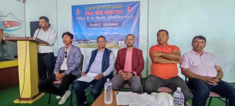 ‘केपी ओली कप राष्ट्रिय टि-ट्वान्टी’ क्रिकेट प्रतियोगिता मङ्सिरको पहिलो साता