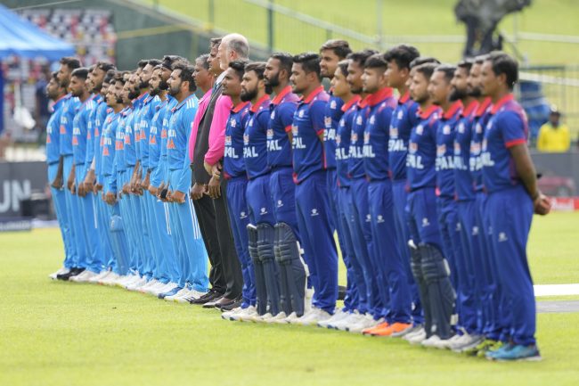 नेपाल र भारतबीचको खेलमा पुनः वर्षा