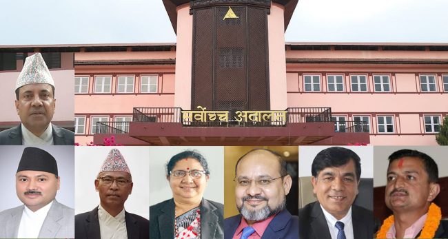 सर्वोच्च अदालतमा सिफरिस गरिने सातैजना न्यायाधीशको नाम ‘टुंगियो’