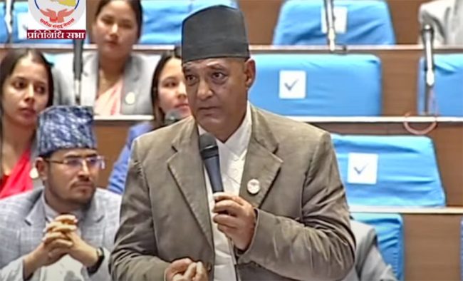 राप्रपा सांसद राणालाई राज्यविरुद्धको कसुर अपराधमा पक्राउ गरिएको बारे सदनलाई जानकारी