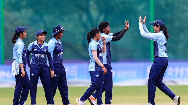 एसियाली खेलकुद : महिला क्रिकेटको उपाधि भारतलाई