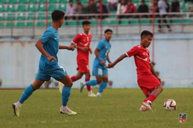 साफ यू-१९ च्याम्पियनसिप : नेपाललाई हराउँदै भारत फाइनलमा