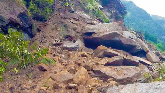 जयपृथ्वी राजमार्ग अवरुद्ध