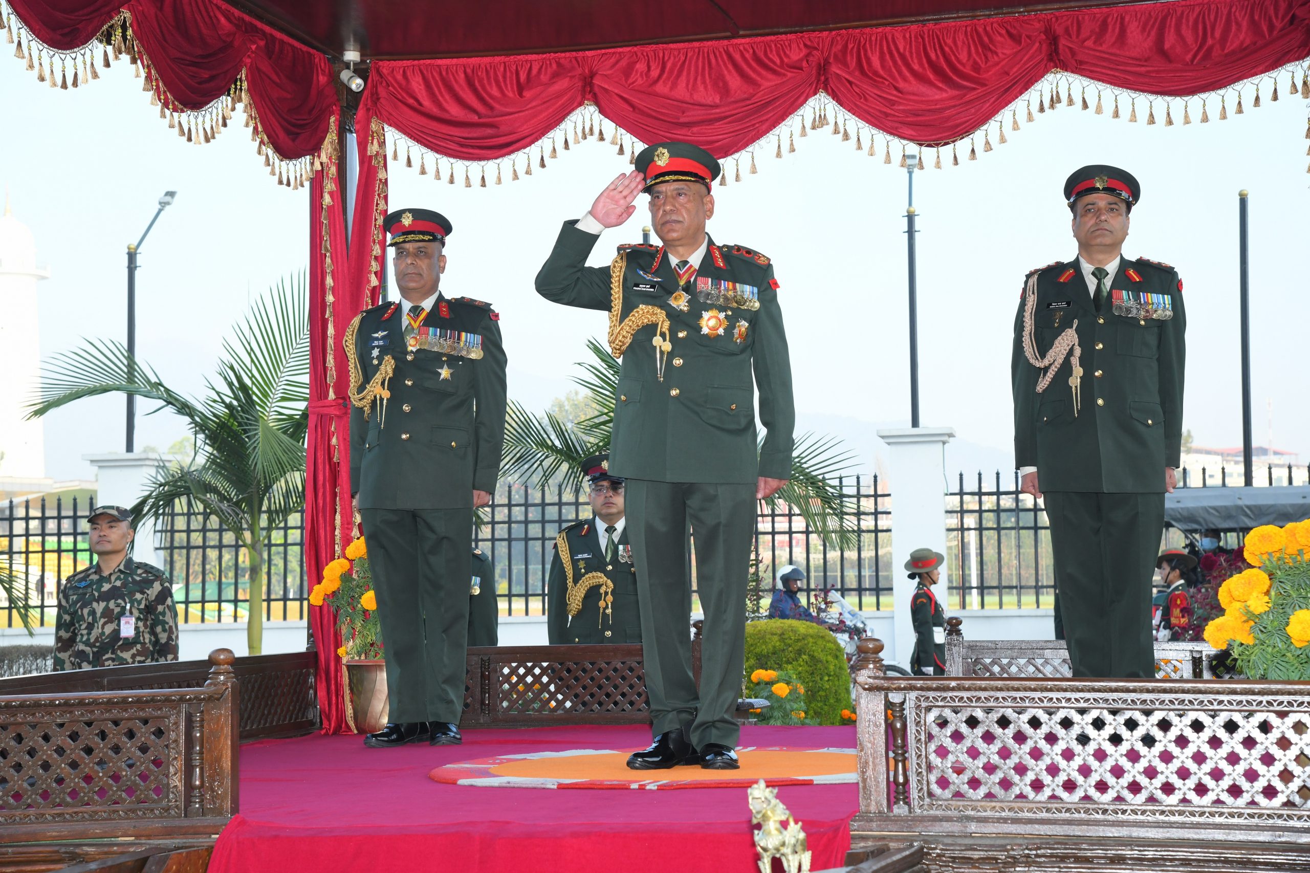 प्रधानसेनापति शर्मा चीन प्रस्थान