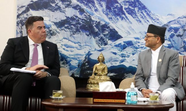 राष्ट्रिय सभाका अध्यक्ष तिमिल्सिना र अष्ट्रेलियाका सभामुख डिकबीच भेटवार्ता