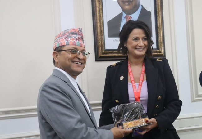 अध्यक्ष तिमिल्सिना र बेल्जियमकी सभामुख डि होर्सबीच भेटवार्ता