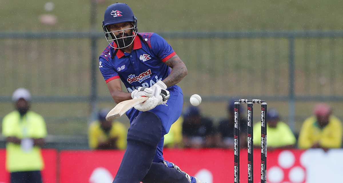 भारतविरुद्ध सम्मानजनक स्कोर बनाएर नेपाल पराजित