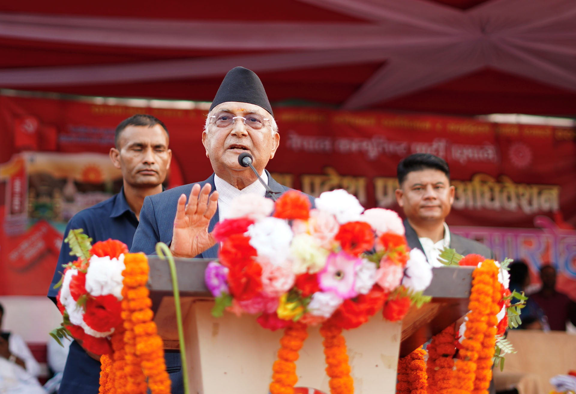 एमालेले गरेको राम्रा कामका कारण अरु दलहरु अत्तालिए : ओली