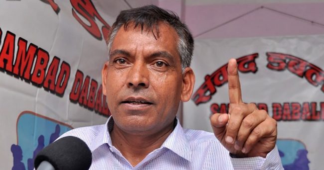 नेकपा  क्रान्तिकारीका प्रवक्ता धर्मेन्द्र बाँस्तोला पक्राउ