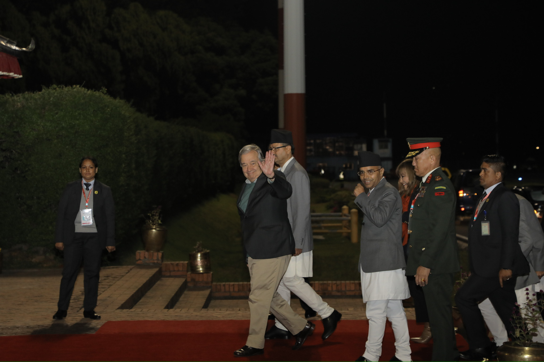 महासचिव गुटेरेसको लुम्बिनी भ्रमण : विश्वभर शान्ति प्रवाह हुने अपेक्षा