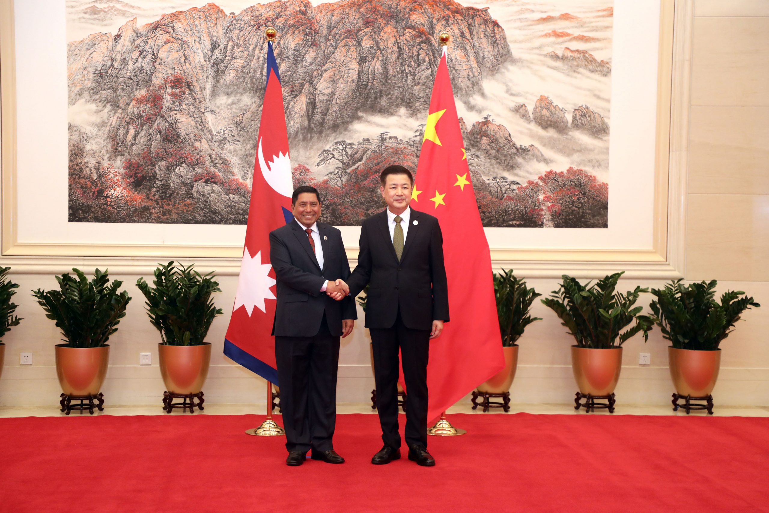 सीमापार आपराधिक गतिविधि नियन्त्रणका लागि चीनसँग सहकार्य गर्न उपप्रधानमन्त्री श्रेष्ठको जोड