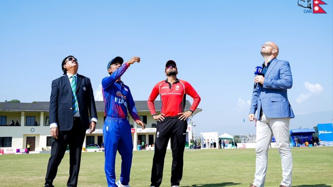 हङकङविरुद्ध टस जितेको नेपालले बलिङ रोज्यो