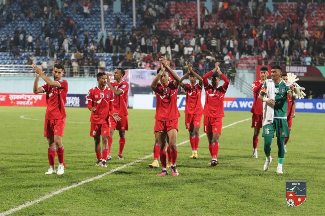 विश्वकप छनोट : नेपाल र लाओसबीच बराबरी (फोटोफिचर)