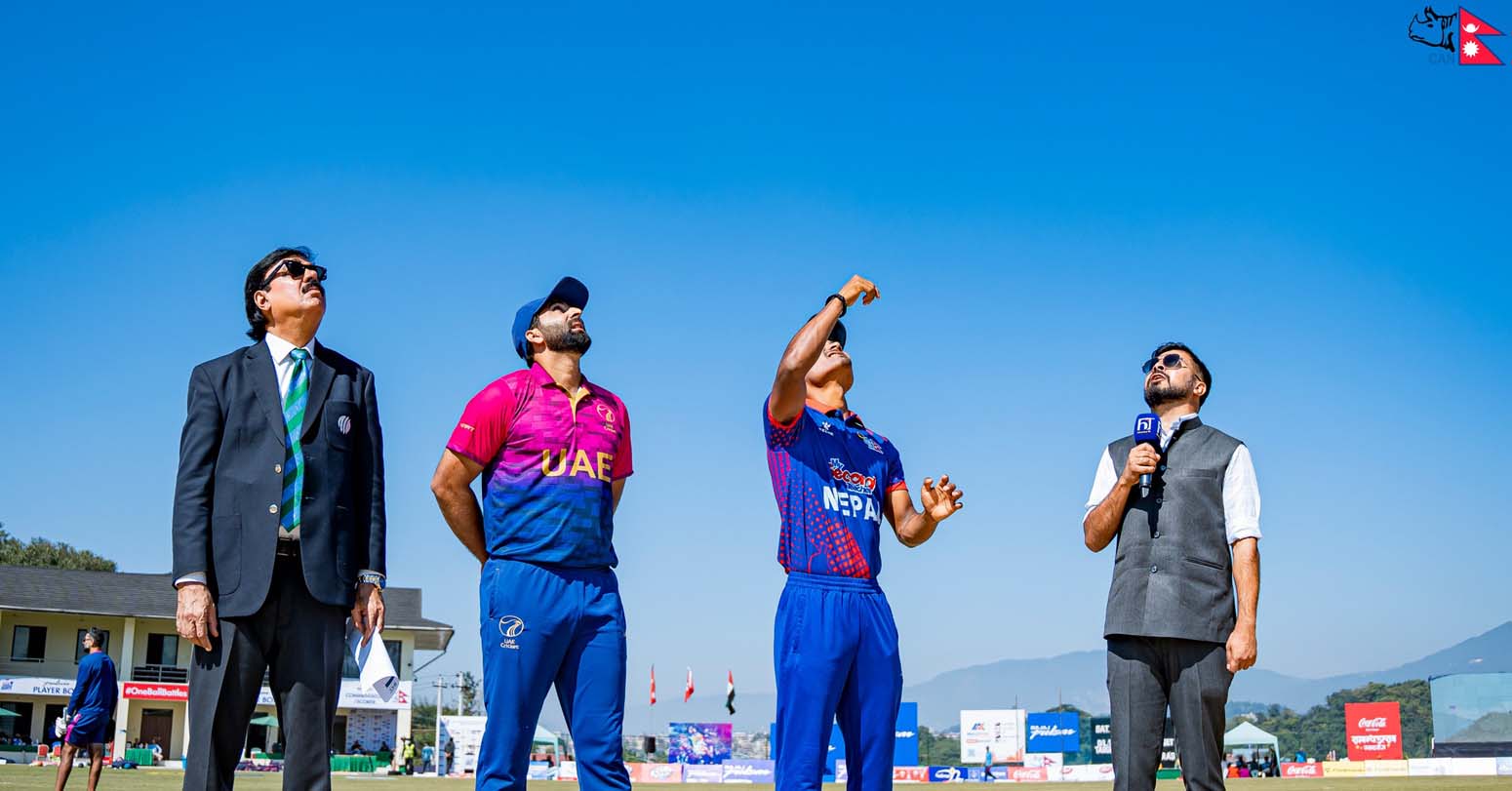 नेपाललाई जीतका लागि १६५ रनको लक्ष्य