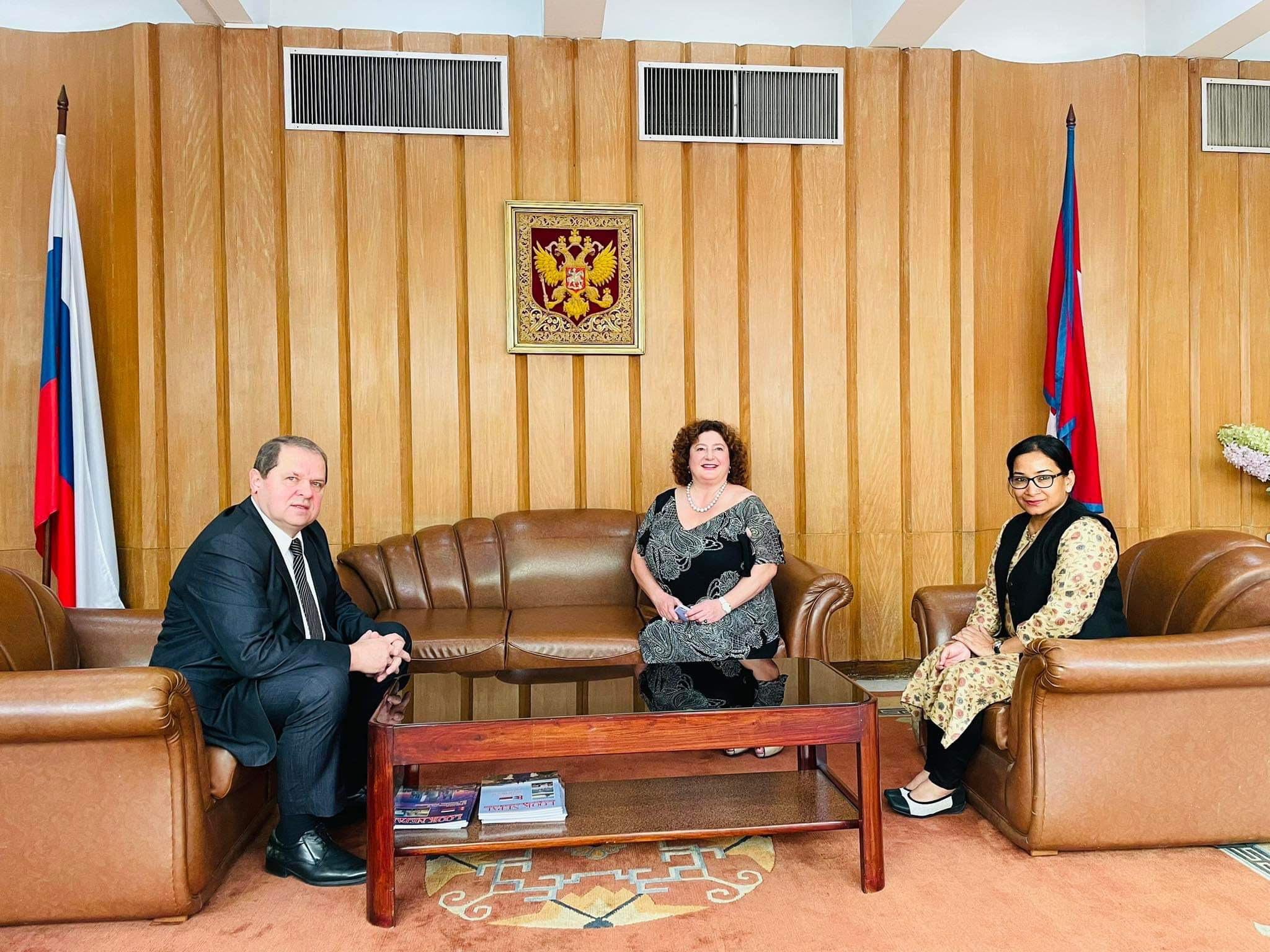 भरतपुर महानगरकी मेयर दाहाल र रसियान राजदुत नोभिकोभबीच भेट