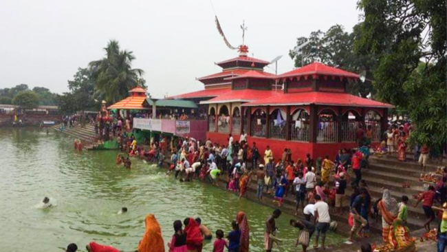 सप्तरीका शक्तिपीठमा भक्तजनको भीड