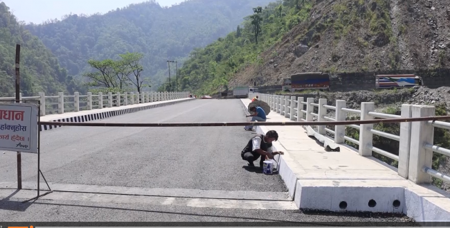 नारायणगढ-मुग्लिन खण्डका दुई पुल सञ्चालनमा