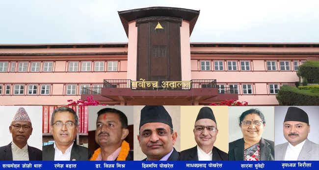 सर्वोच्चमा फेरि दलीय भागवण्डा