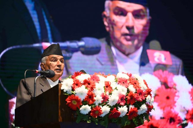 आरोहणका लागि अनुमति नभएका हिमाल खुला गर्नुपर्छ :  राष्ट्रपति