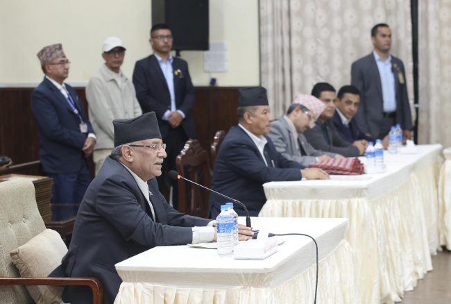 राष्ट्रिय गौरवको आयोजनामा परिणत गरेर क्रिकेट रंगशाला बनाउँछौं : प्रधानमन्त्री