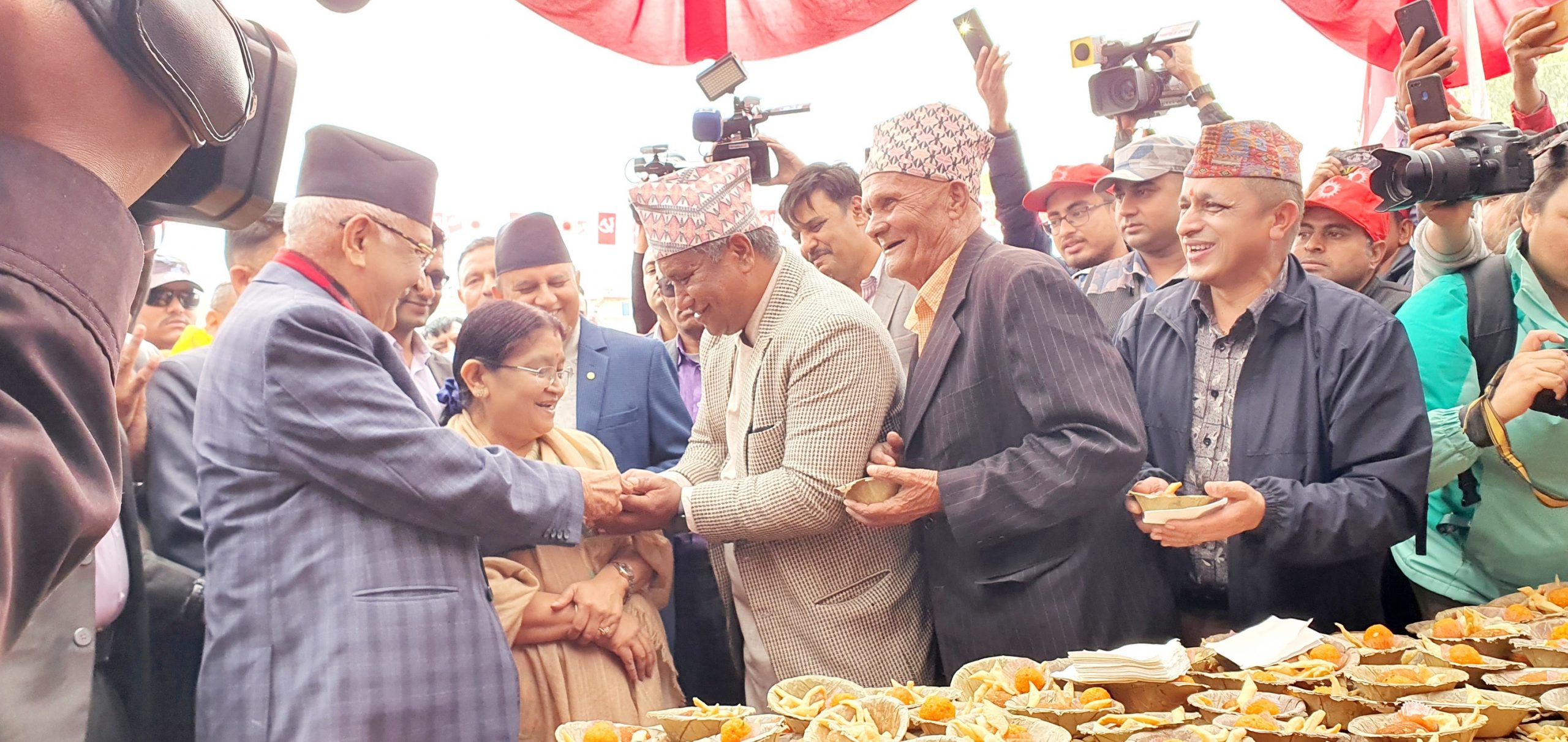 एमालेको चियापान कार्यक्रम जारी