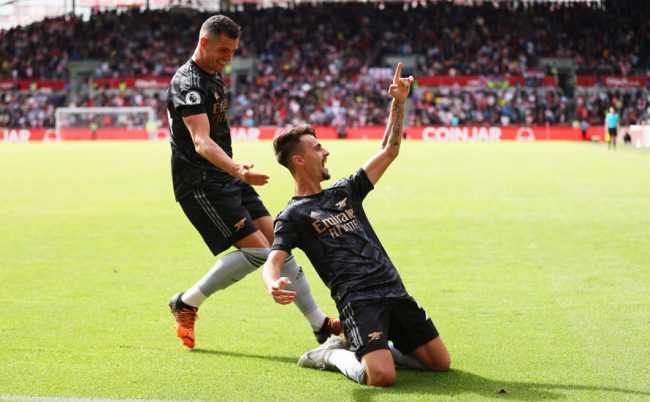 ब्रेन्टफोर्डलाई हराउँदै आर्सनल शिर्ष स्थानमा उक्लियो