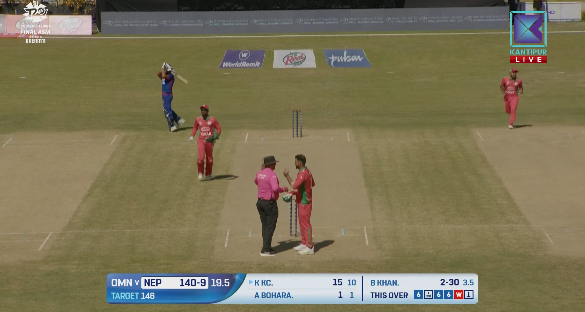 ओमनसँग नेपाल पराजित