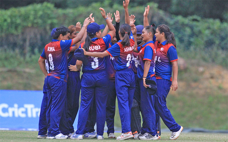 महिला टी-२० सिरिजमा नेपाल तेस्रो