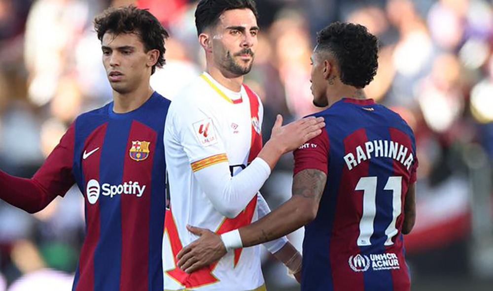 रायो भल्लेकानोसँग बराबरीमा रोकियो बार्सिलोना