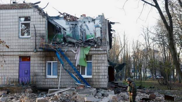 युक्रेनको राजधानी किभमा रुसको अहिलेसम्मकै ठूलो ड्रोन आक्रमण