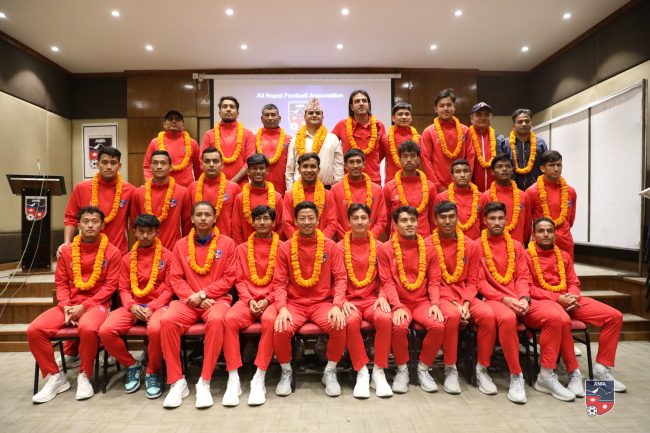 विश्वकप छनोट खेल्ने नेपाली टोलीको बिदाई