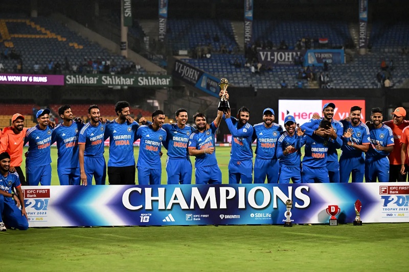 अष्ट्रेलियासँगको अन्तिम टी-२० खेलमा भारत विजयी