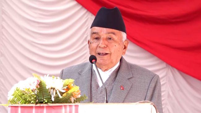 गाउँ रित्तिँदै गएकोमा राष्ट्रपति चिन्तित