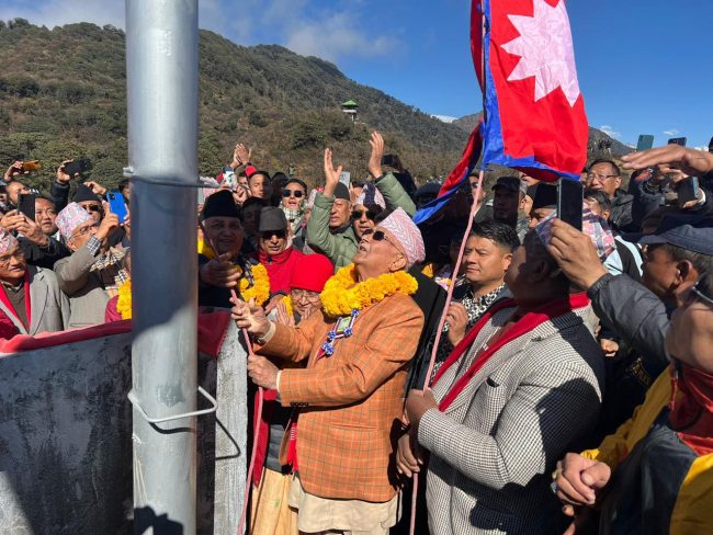 एमालेको ‘संकल्प यात्रा’ चिवाभञ्ज्याङ पुगेर समापन (तस्वीरहरू)