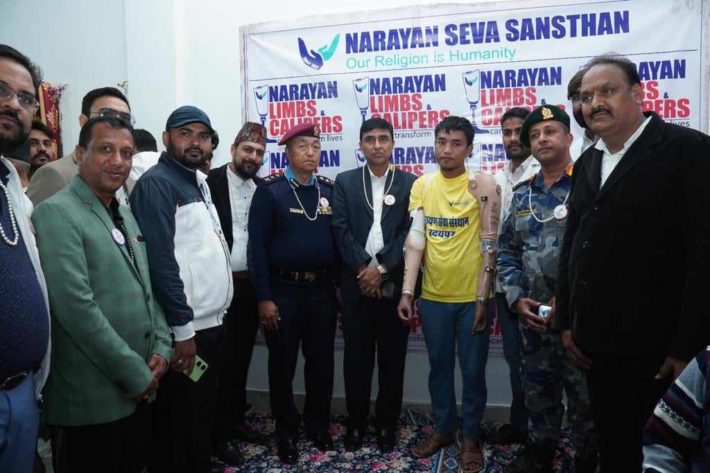 १४८ जनालाई कृतिम हातखुट्टा वितरण