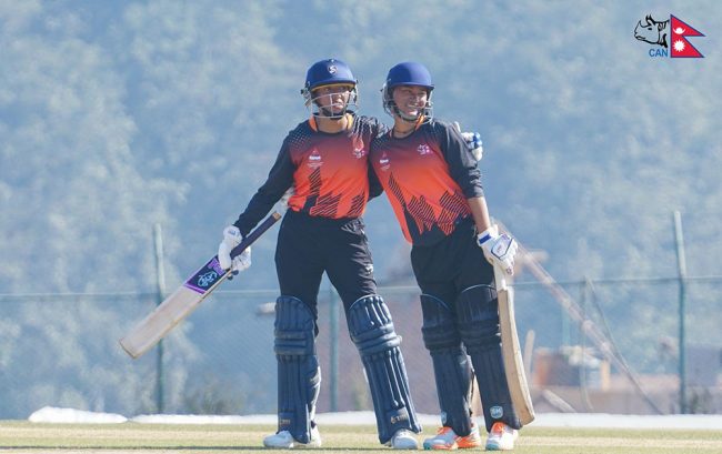 कोशीलाई हराउदै एपीएफ प्रधानमन्त्री कप महिला टी- २० को फाइनलमा