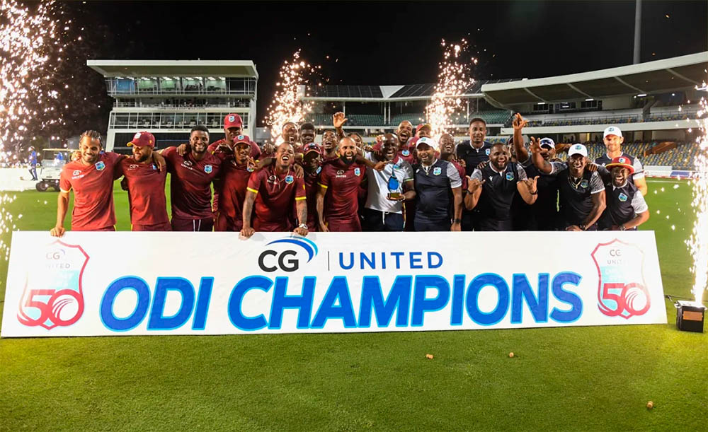 इङ्ल्याण्डविरुद्धको एकदिवसीय सिरिजमा वेस्टइण्डिज २-१ ले विजयी