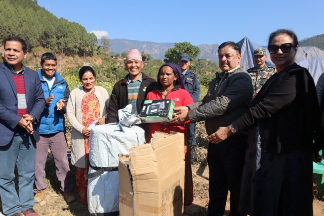 भूकम्प पीडितको सारथी बन्दै सेभ दि चिल्ड्रेन