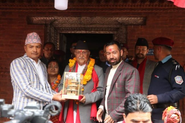 अध्यक्ष ओलीद्वारा कालिका मन्दिरमा विशेष पूजा आराधना