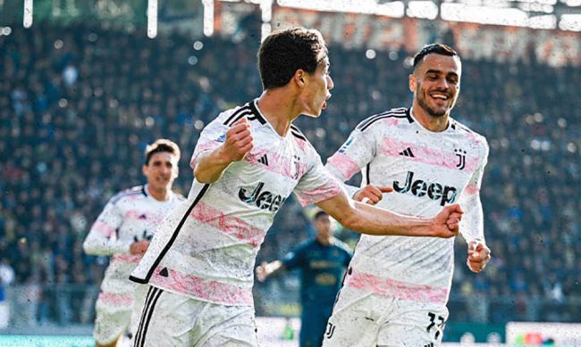 फ्रोसिनोनेमाथि युभेन्टस २-१ ले विजयी