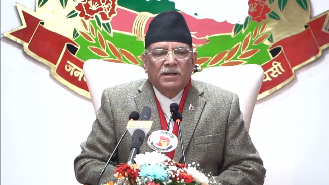 संयोजक दाहालद्वारा उधौलीको शुभकामना