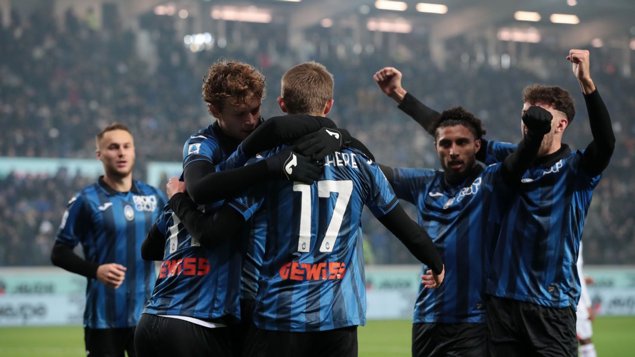 एसी मिलानमाथि एटलान्टा ३-२ ले विजयी