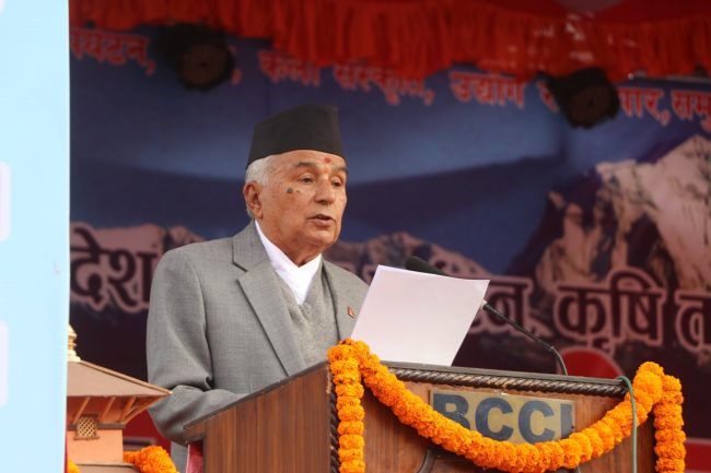 मुलुकका पर्यटकीय स्थलको विश्वबजारमा प्रवर्द्धन गर्नुपर्नेमा राष्ट्रपतिको जोड