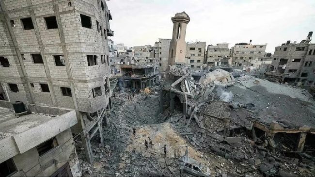 दक्षिण गाजामा इजरायली आक्रमणमा एकै परिवारका ७६ जनाको मृत्यु