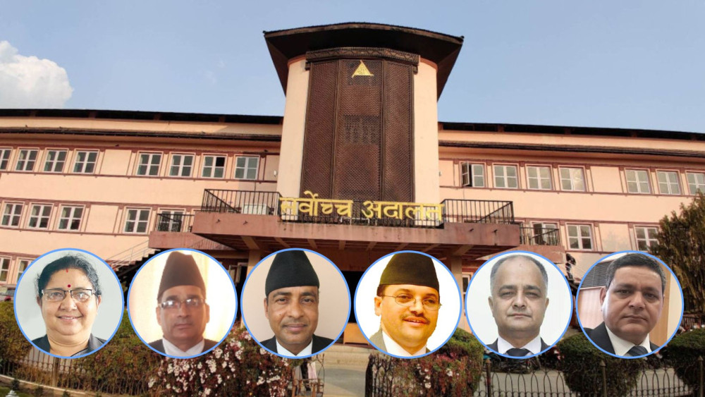 सर्वोच्च अदालतको न्यायाधीशमा ६ जनाको नाम अनुमोदन