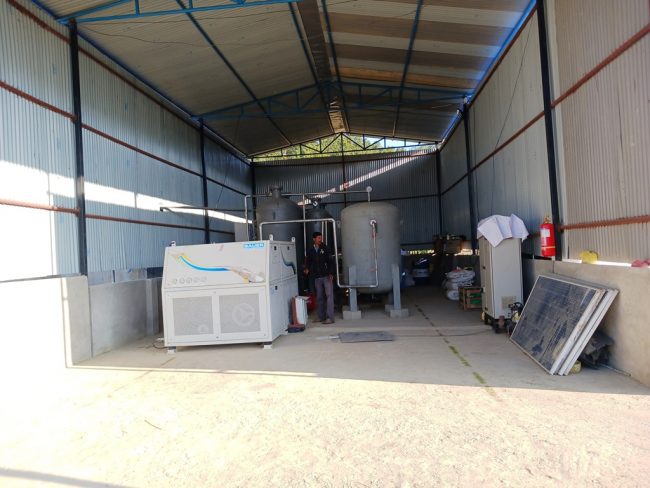 वीरेन्द्रनगरमा फोहरबाट ग्यास उत्पादन