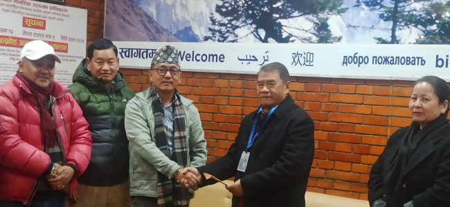 राप्रपाका अध्यक्ष लिङ्देन मलेसिया प्रस्थान