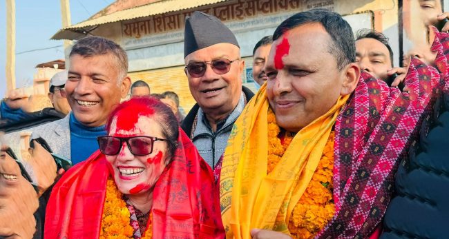 लुम्बिनीबाट झग्गु सुवेदी र विष्णुकुमारी सापकोटा विजयी