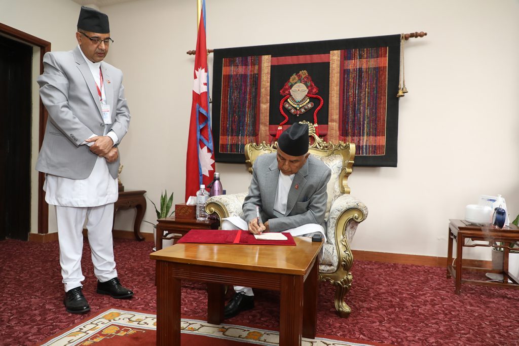 राष्ट्रपति पौडेलले जारी गरे आर्थिक कार्यविधि अध्यादेश