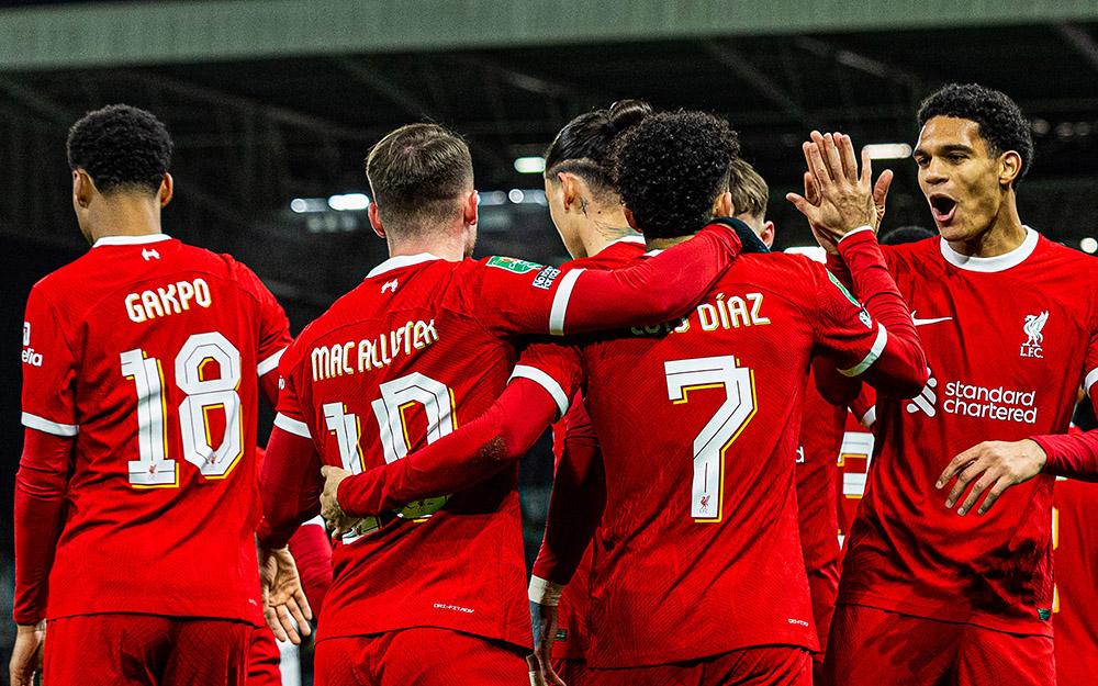 इएफएल कपको फाइनलमा पुग्यो लिभरपुल